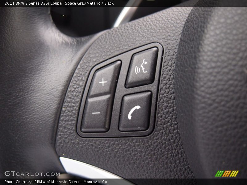 Space Gray Metallic / Black 2011 BMW 3 Series 335i Coupe