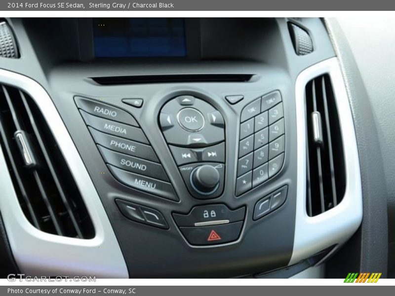 Sterling Gray / Charcoal Black 2014 Ford Focus SE Sedan