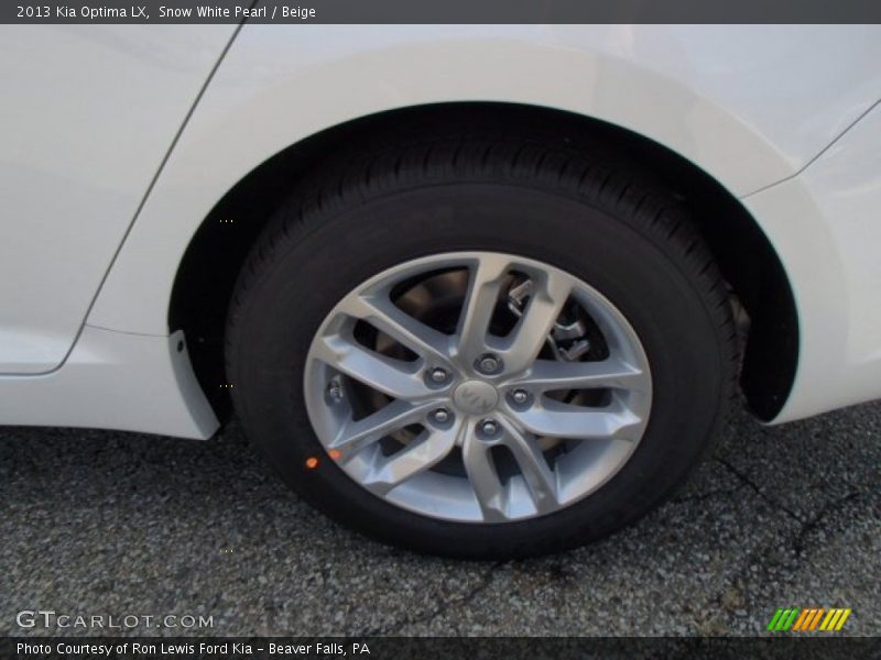 Snow White Pearl / Beige 2013 Kia Optima LX