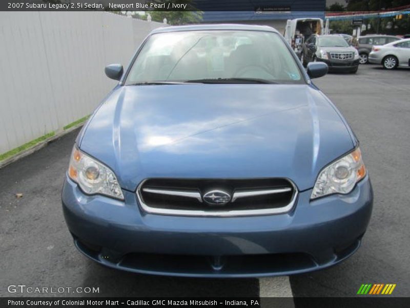 Newport Blue Pearl / Ivory 2007 Subaru Legacy 2.5i Sedan