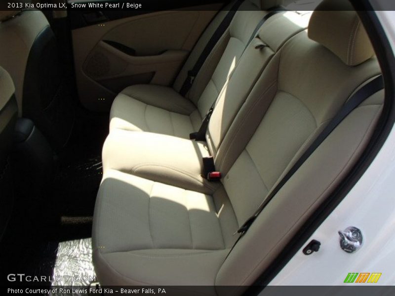 Snow White Pearl / Beige 2013 Kia Optima LX