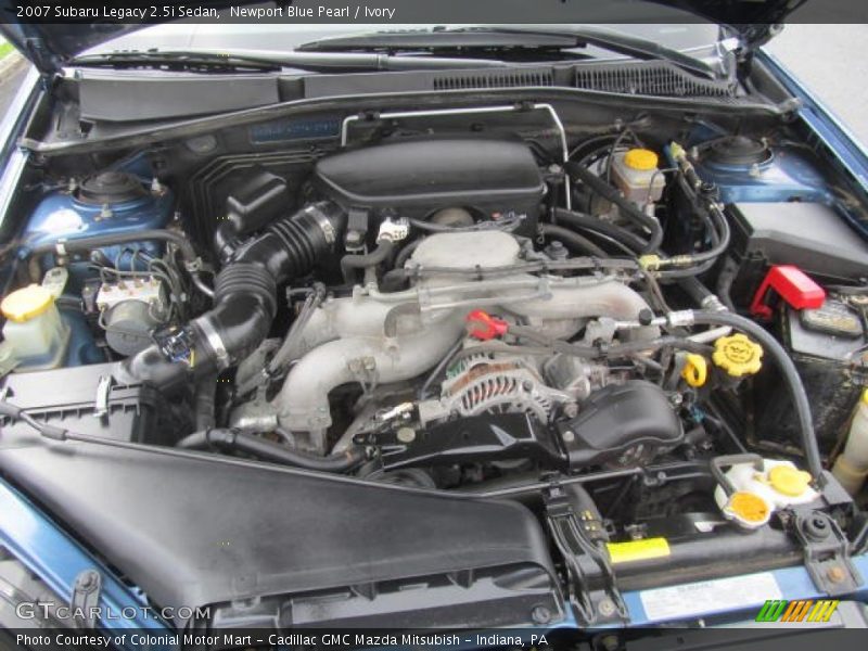 Newport Blue Pearl / Ivory 2007 Subaru Legacy 2.5i Sedan