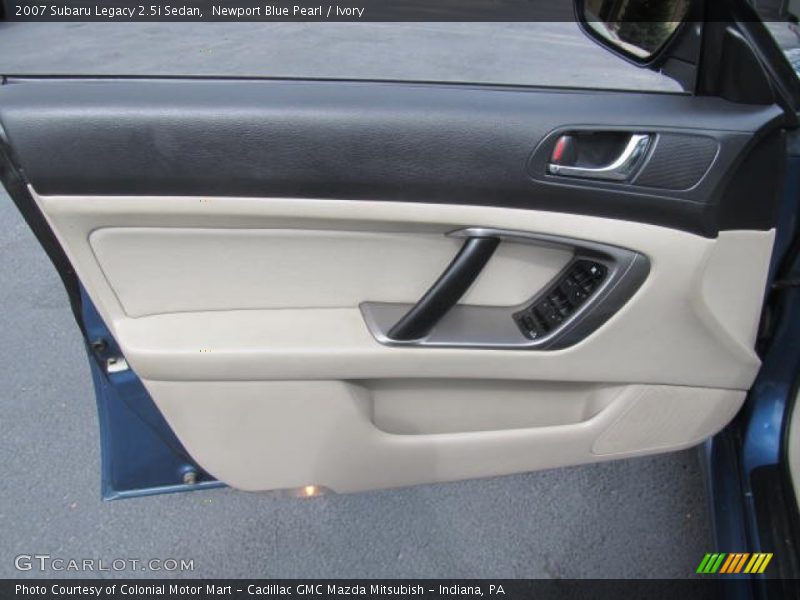 Newport Blue Pearl / Ivory 2007 Subaru Legacy 2.5i Sedan