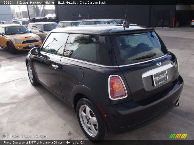 Midnight Black Metallic / Grey/Carbon Black 2010 Mini Cooper Hardtop