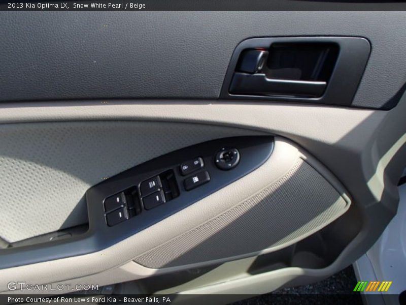 Snow White Pearl / Beige 2013 Kia Optima LX