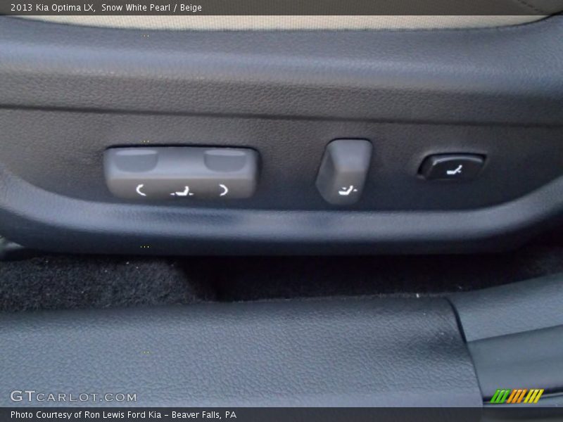 Snow White Pearl / Beige 2013 Kia Optima LX
