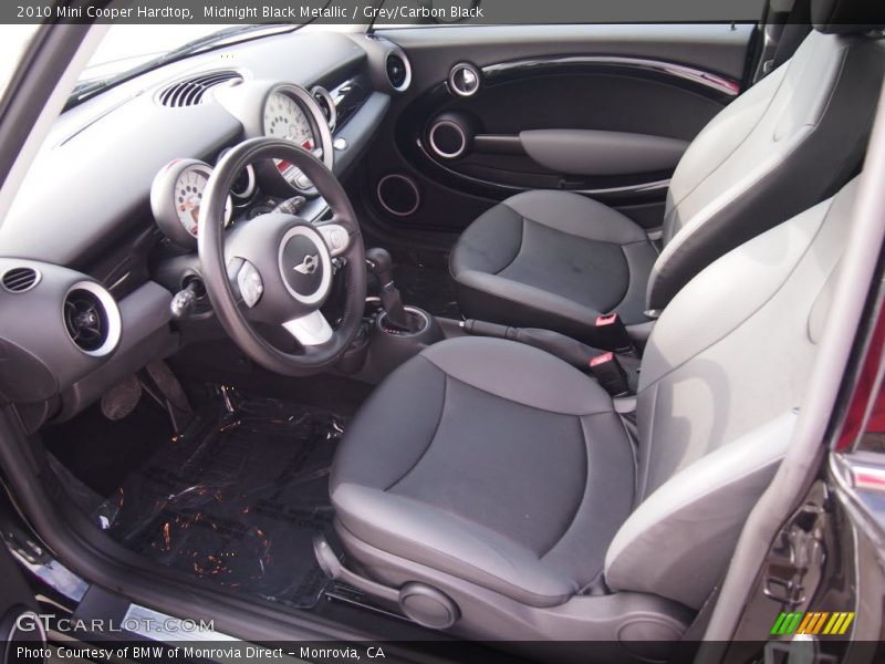 Midnight Black Metallic / Grey/Carbon Black 2010 Mini Cooper Hardtop