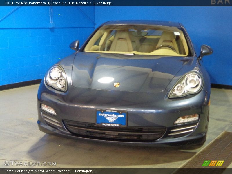 Yachting Blue Metallic / Luxor Beige 2011 Porsche Panamera 4