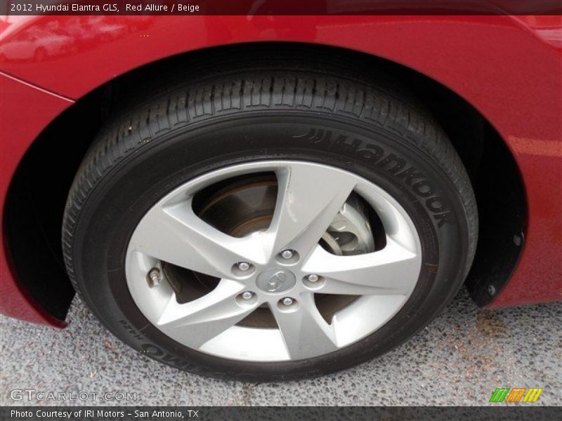 Red Allure / Beige 2012 Hyundai Elantra GLS