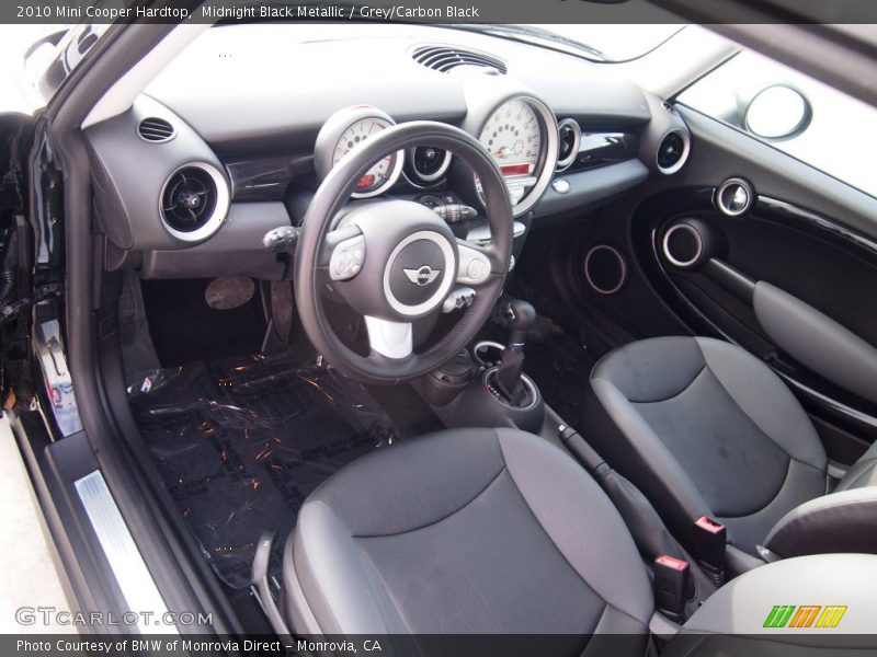 Midnight Black Metallic / Grey/Carbon Black 2010 Mini Cooper Hardtop