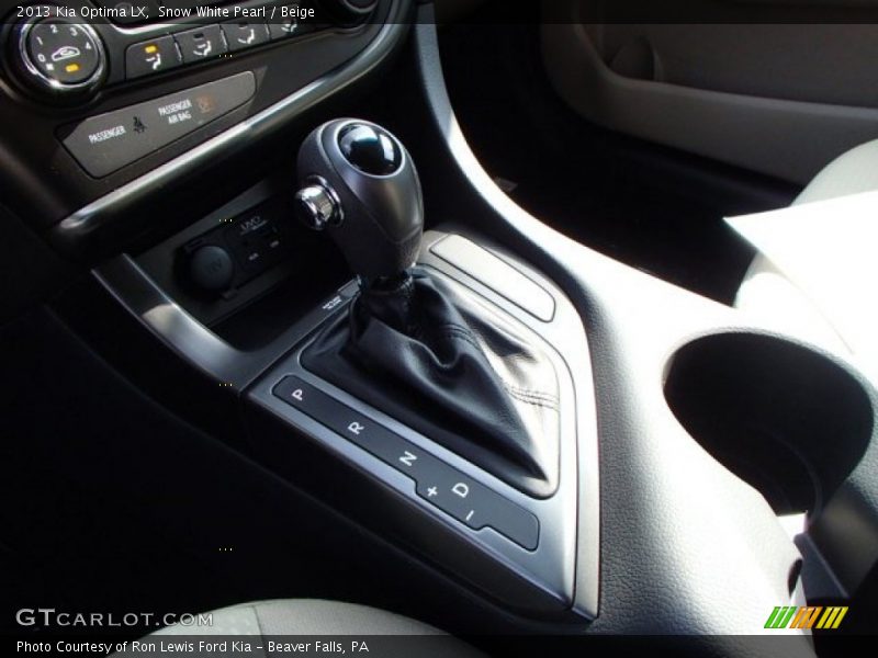 Snow White Pearl / Beige 2013 Kia Optima LX