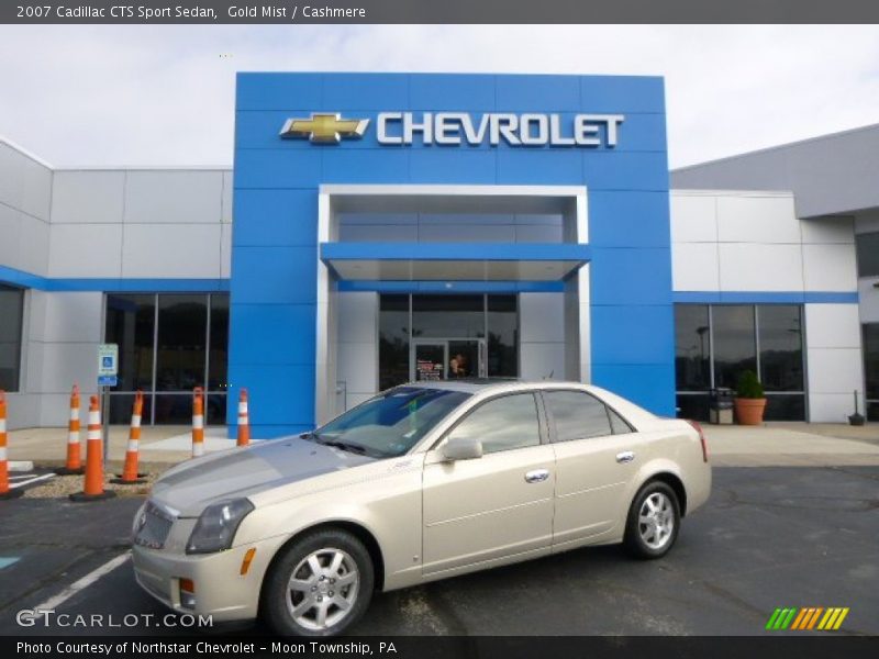 Gold Mist / Cashmere 2007 Cadillac CTS Sport Sedan