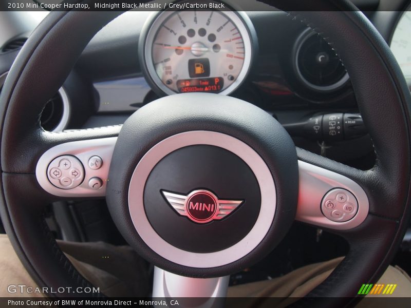 Midnight Black Metallic / Grey/Carbon Black 2010 Mini Cooper Hardtop