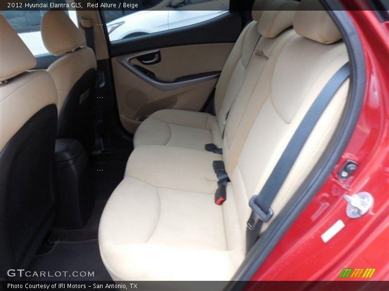 Red Allure / Beige 2012 Hyundai Elantra GLS