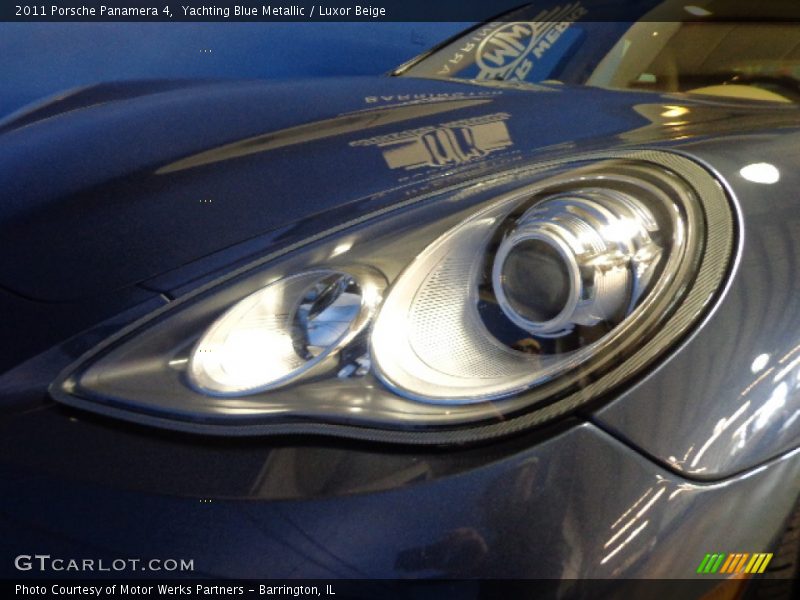 Yachting Blue Metallic / Luxor Beige 2011 Porsche Panamera 4