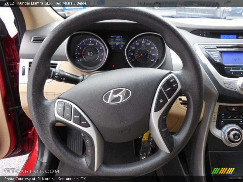 Red Allure / Beige 2012 Hyundai Elantra GLS