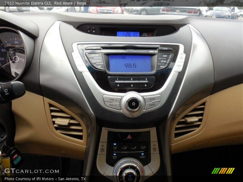 Red Allure / Beige 2012 Hyundai Elantra GLS