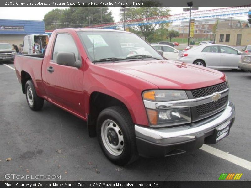 Cherry Red Metallic / Medium Pewter 2006 Chevrolet Colorado Regular Cab