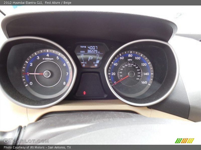 Red Allure / Beige 2012 Hyundai Elantra GLS