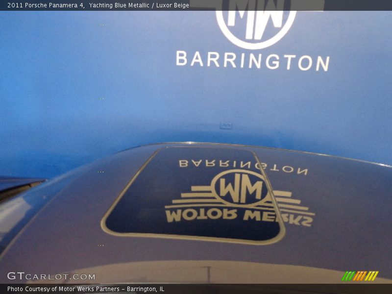 Yachting Blue Metallic / Luxor Beige 2011 Porsche Panamera 4