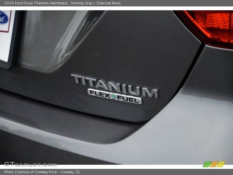Sterling Gray / Charcoal Black 2014 Ford Focus Titanium Hatchback