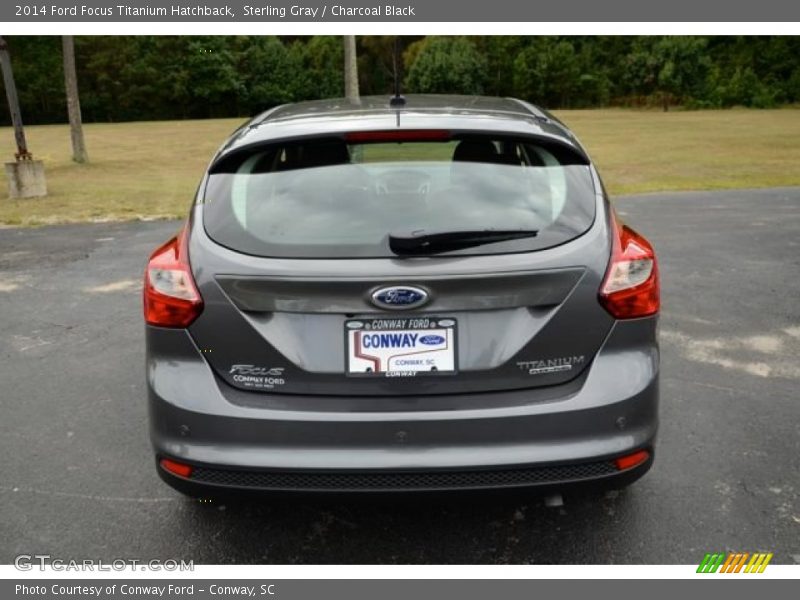Sterling Gray / Charcoal Black 2014 Ford Focus Titanium Hatchback