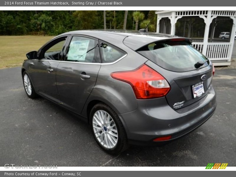 Sterling Gray / Charcoal Black 2014 Ford Focus Titanium Hatchback