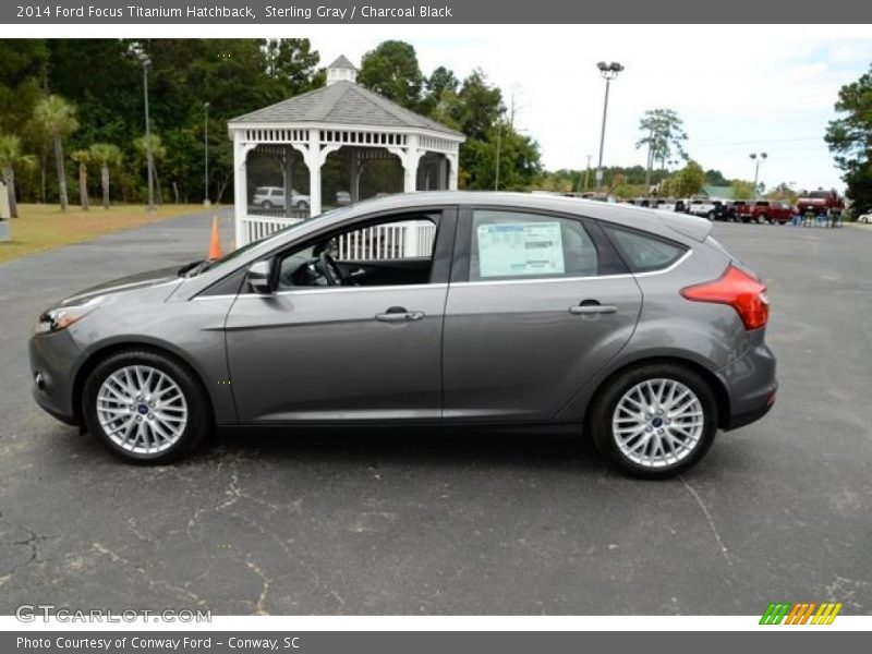  2014 Focus Titanium Hatchback Sterling Gray