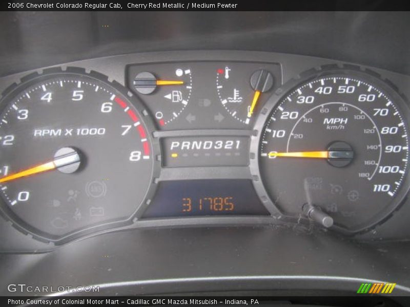  2006 Colorado Regular Cab Regular Cab Gauges