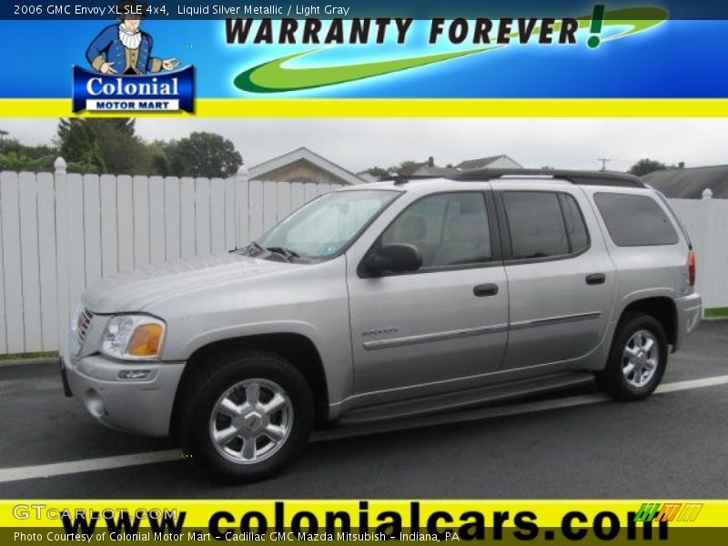 Liquid Silver Metallic / Light Gray 2006 GMC Envoy XL SLE 4x4