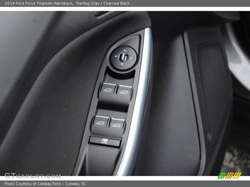 Sterling Gray / Charcoal Black 2014 Ford Focus Titanium Hatchback