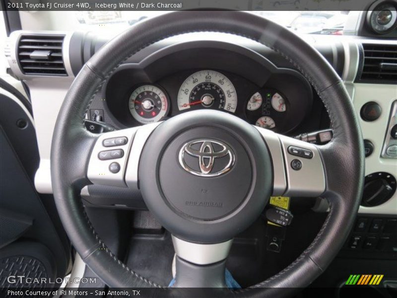 Iceberg White / Dark Charcoal 2011 Toyota FJ Cruiser 4WD