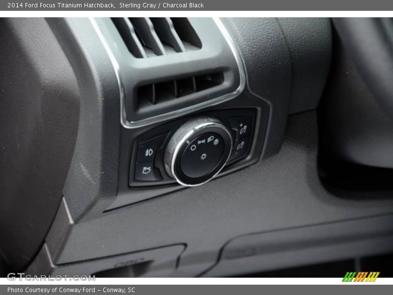 Sterling Gray / Charcoal Black 2014 Ford Focus Titanium Hatchback