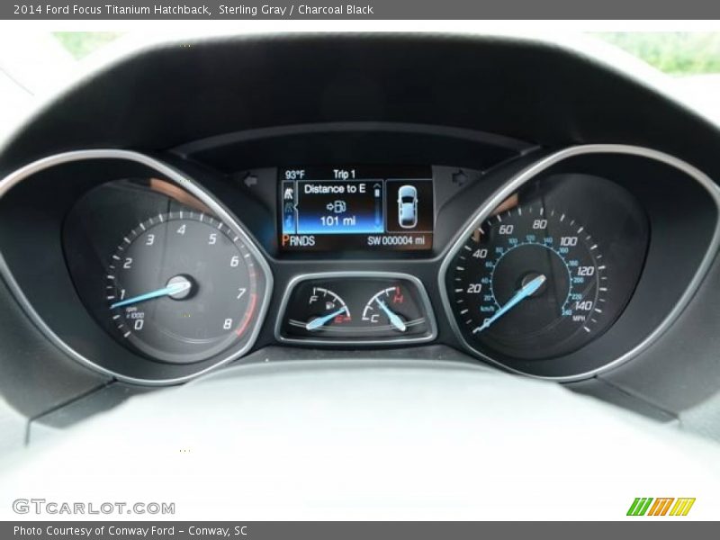 Sterling Gray / Charcoal Black 2014 Ford Focus Titanium Hatchback