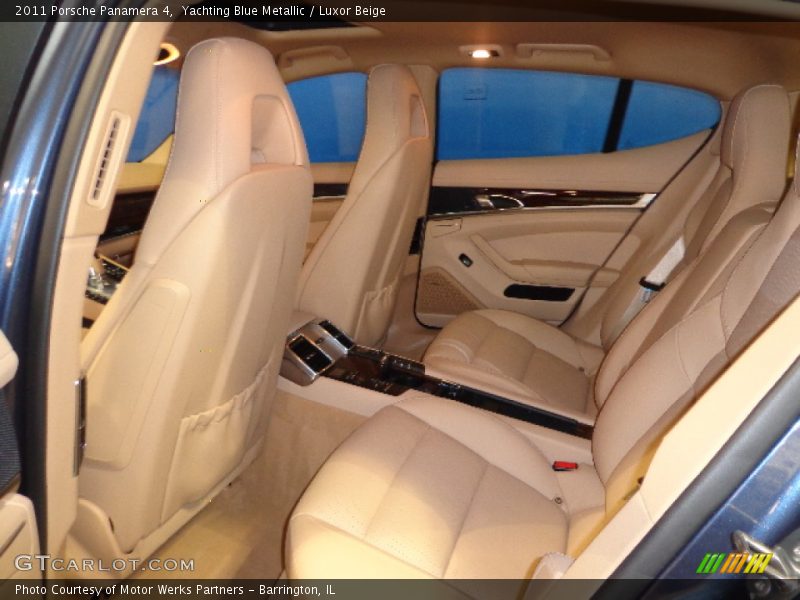 Yachting Blue Metallic / Luxor Beige 2011 Porsche Panamera 4