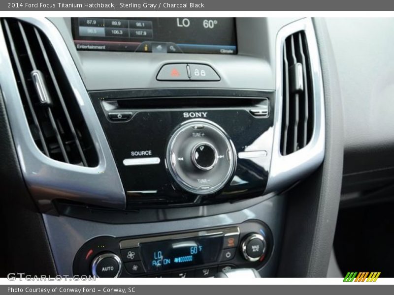 Controls of 2014 Focus Titanium Hatchback