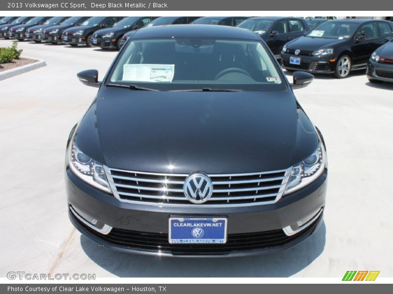 Deep Black Metallic / Black 2013 Volkswagen CC Sport