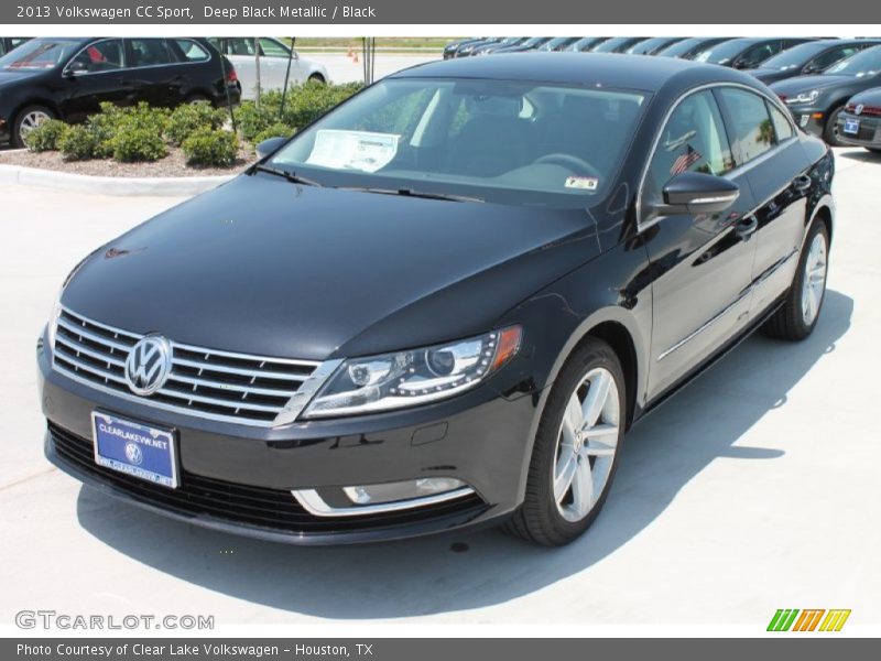 Deep Black Metallic / Black 2013 Volkswagen CC Sport