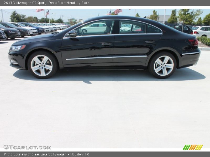 Deep Black Metallic / Black 2013 Volkswagen CC Sport