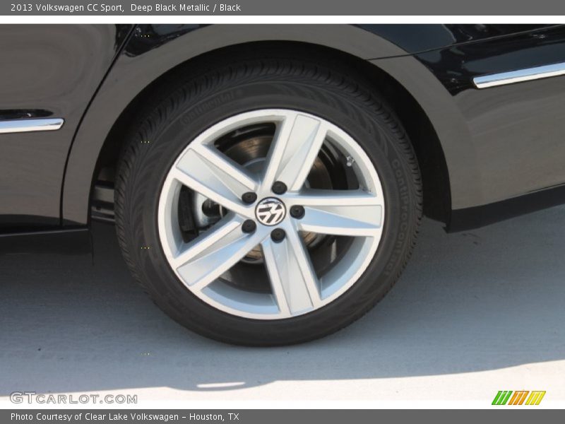 Deep Black Metallic / Black 2013 Volkswagen CC Sport