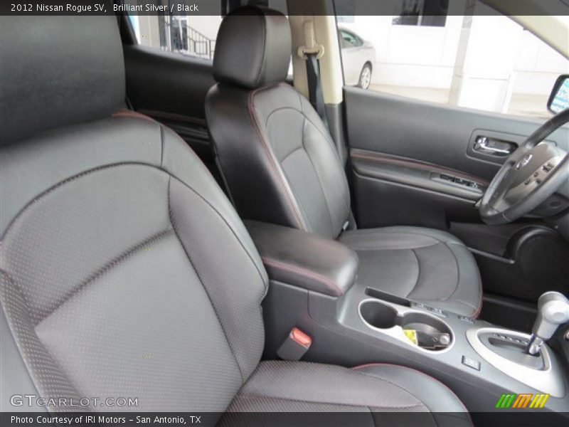 Brilliant Silver / Black 2012 Nissan Rogue SV