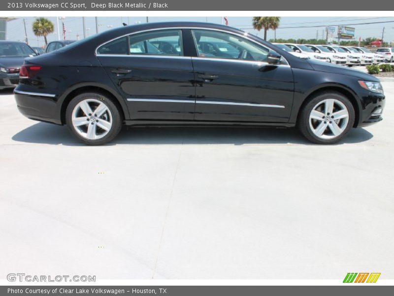 Deep Black Metallic / Black 2013 Volkswagen CC Sport