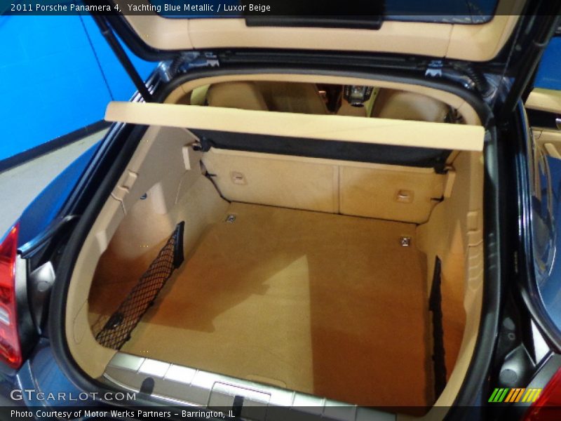 Yachting Blue Metallic / Luxor Beige 2011 Porsche Panamera 4