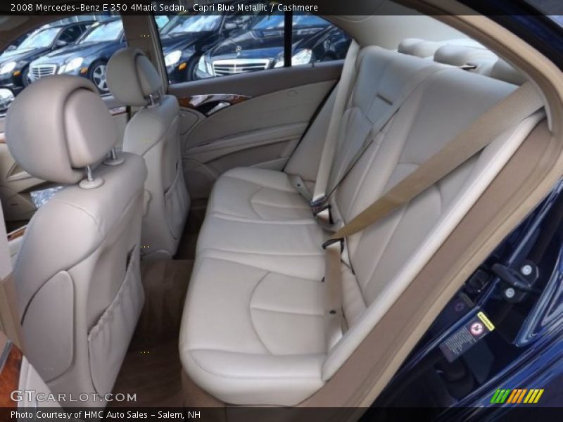 Capri Blue Metallic / Cashmere 2008 Mercedes-Benz E 350 4Matic Sedan