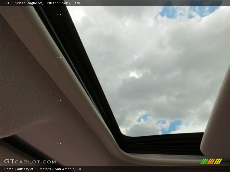 Brilliant Silver / Black 2012 Nissan Rogue SV