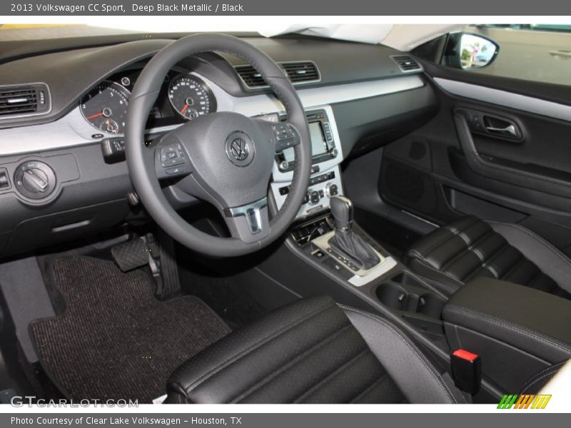 Deep Black Metallic / Black 2013 Volkswagen CC Sport