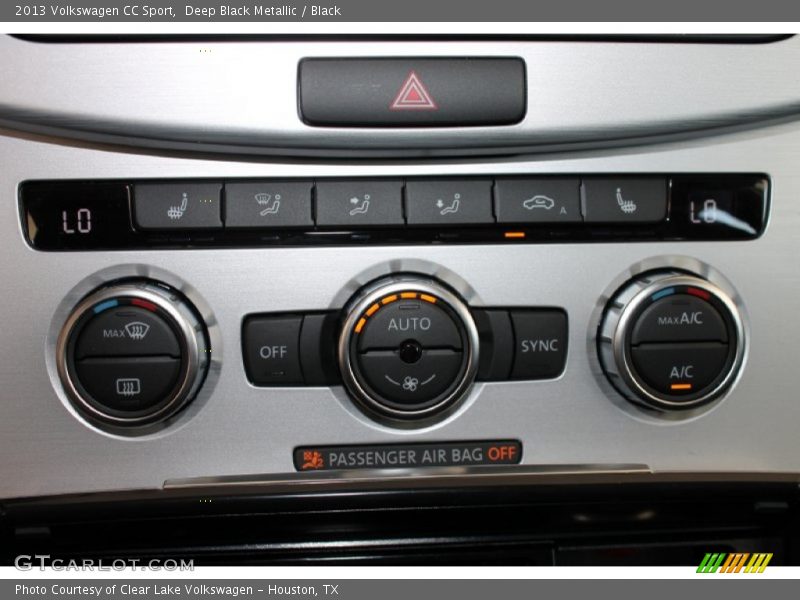 Deep Black Metallic / Black 2013 Volkswagen CC Sport