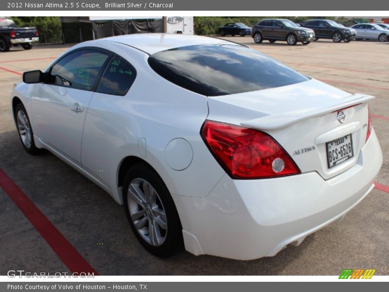 Brilliant Silver / Charcoal 2012 Nissan Altima 2.5 S Coupe