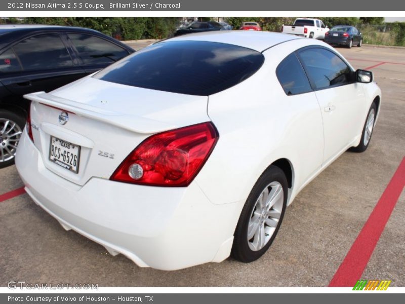 Brilliant Silver / Charcoal 2012 Nissan Altima 2.5 S Coupe