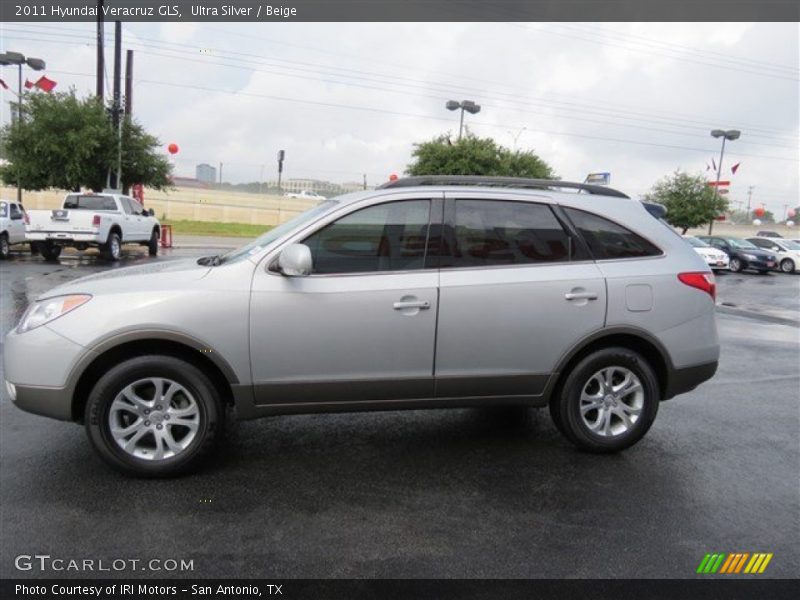 Ultra Silver / Beige 2011 Hyundai Veracruz GLS